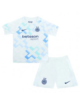 Inter Milan Auswärts Trikotsatz für Kinder 2025-26 Kurzarm (+ Kurze Hosen)